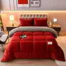 Edredom Cobertor Forrado Grosso Aconchegante Textura de Lã